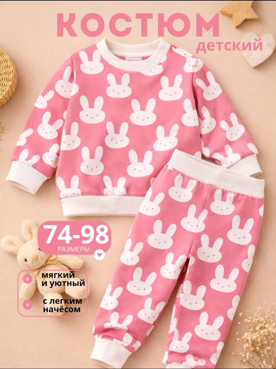 Спортивный костюм для малышей и новорождённых