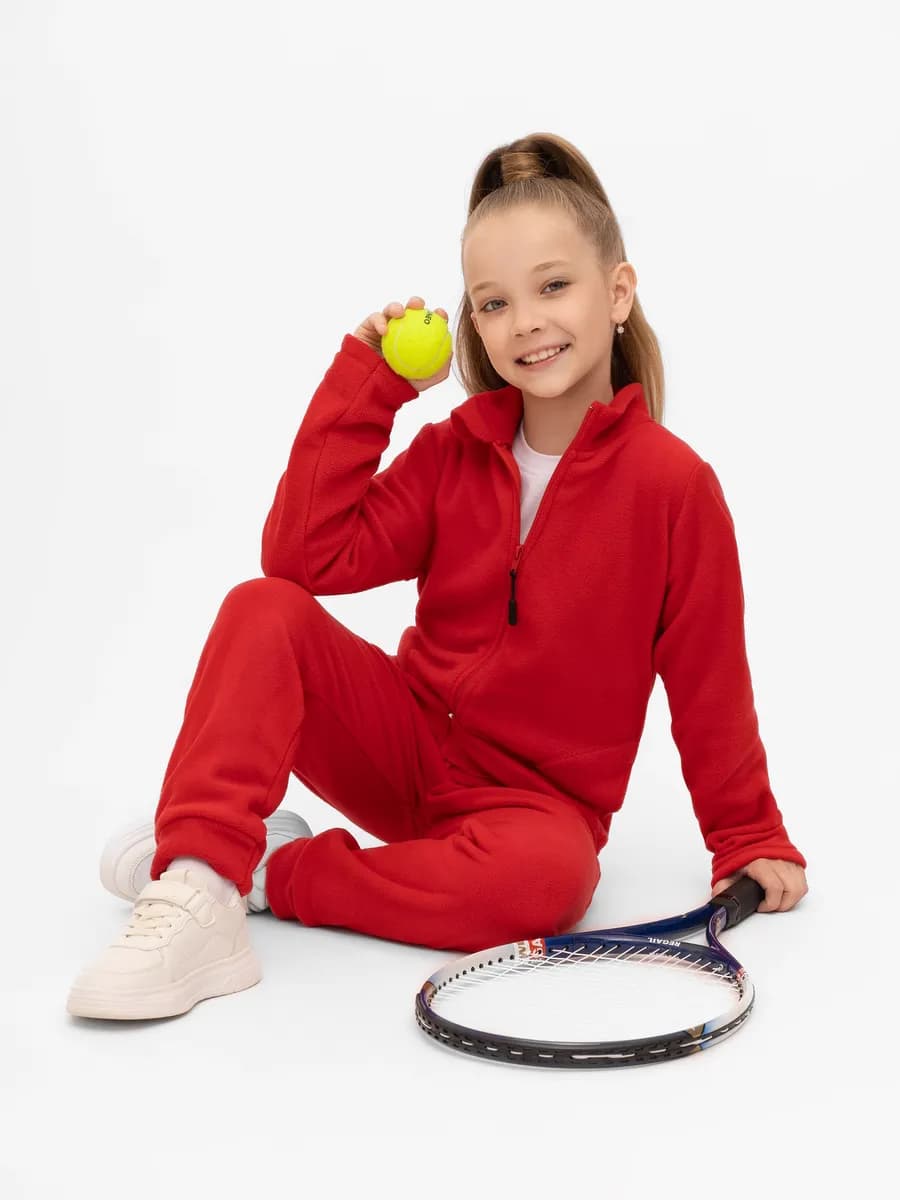 Флисовый костюм на молнии