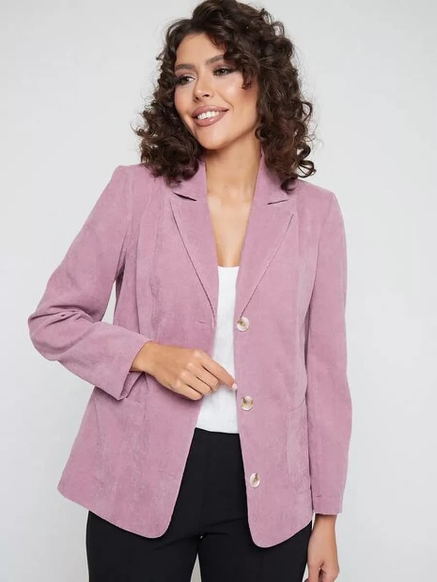 Жакет классический пиджак вельветовый