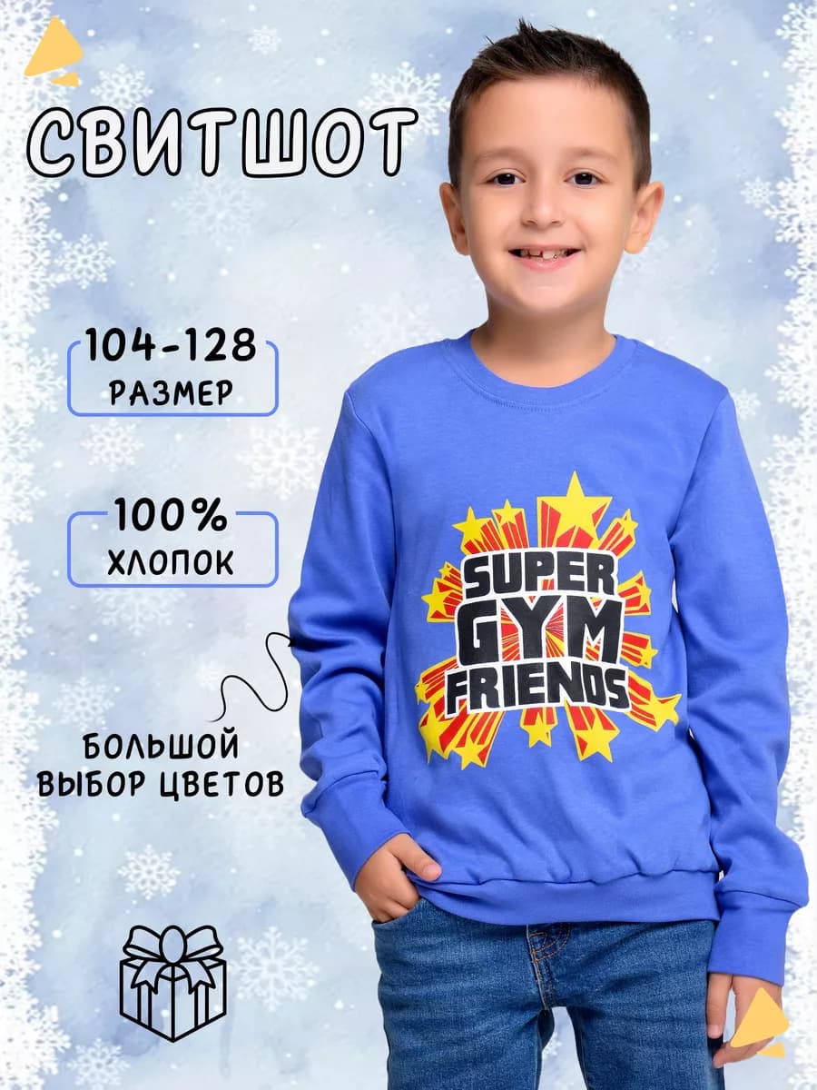 Свитшот для мальчика повседневный