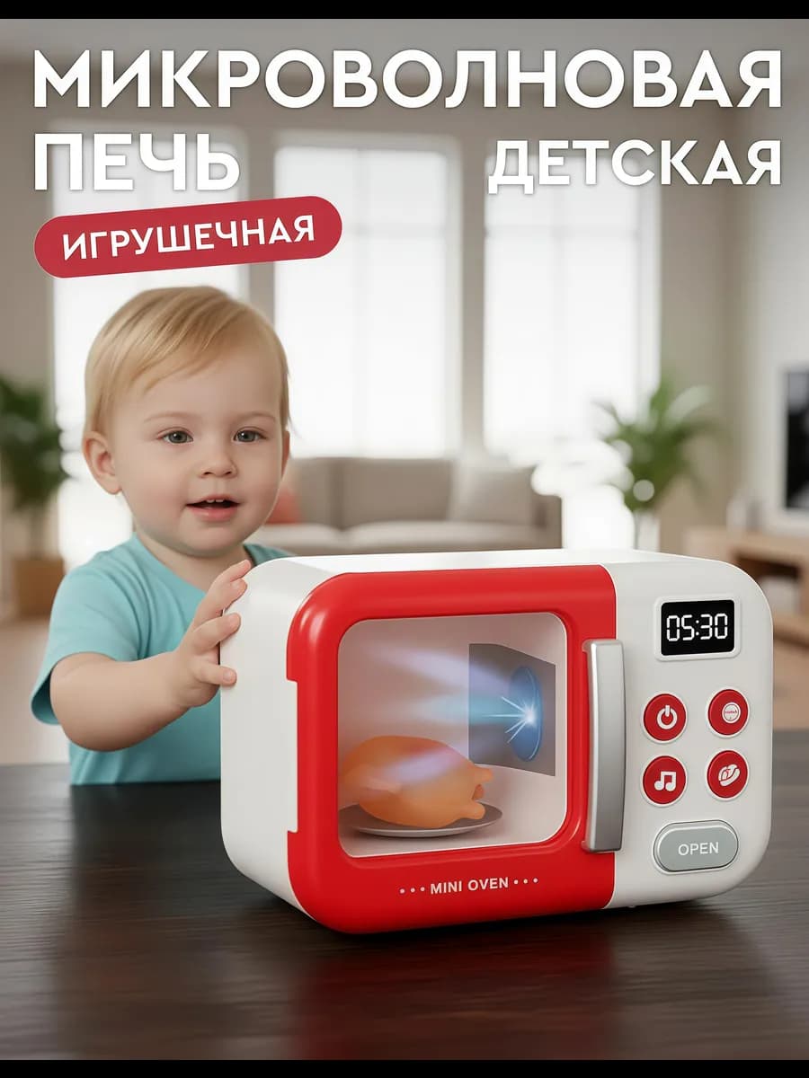 Микроволновая печь детская игрушки для кухни