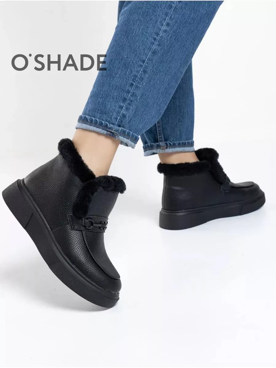 O'SHADE Ботинки женские зимние натуральная кожа