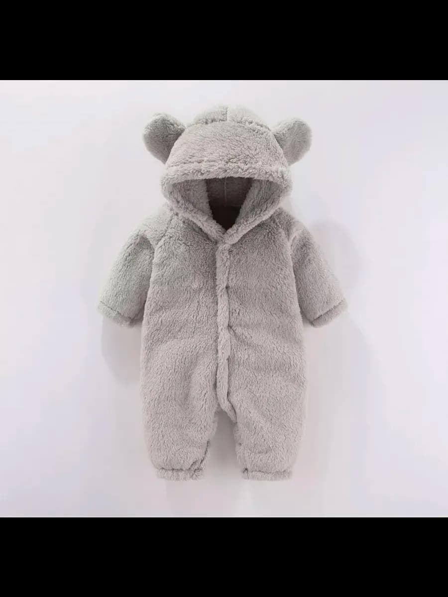 Плюшевый комбинезон для новорождённых