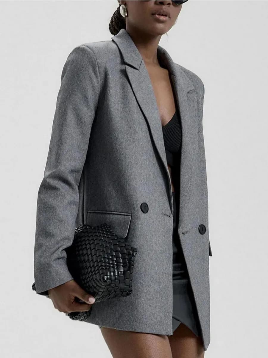 Классический Пиджак оверсайз вечерний с плечиками