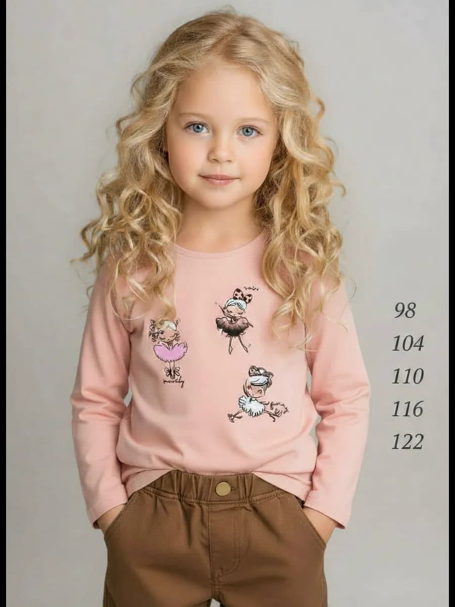 Лонгслив хлопок детский