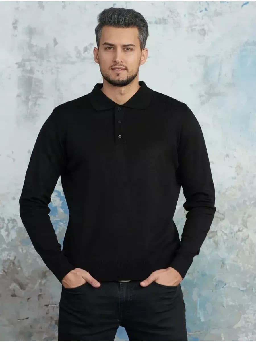 Джемперы с отложным воротником