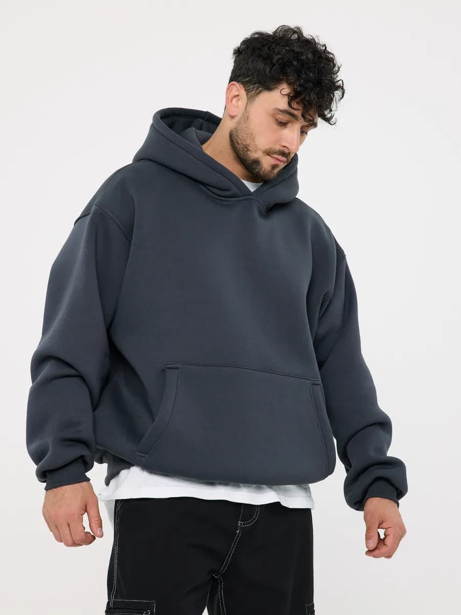 худи оверсайз с начесом