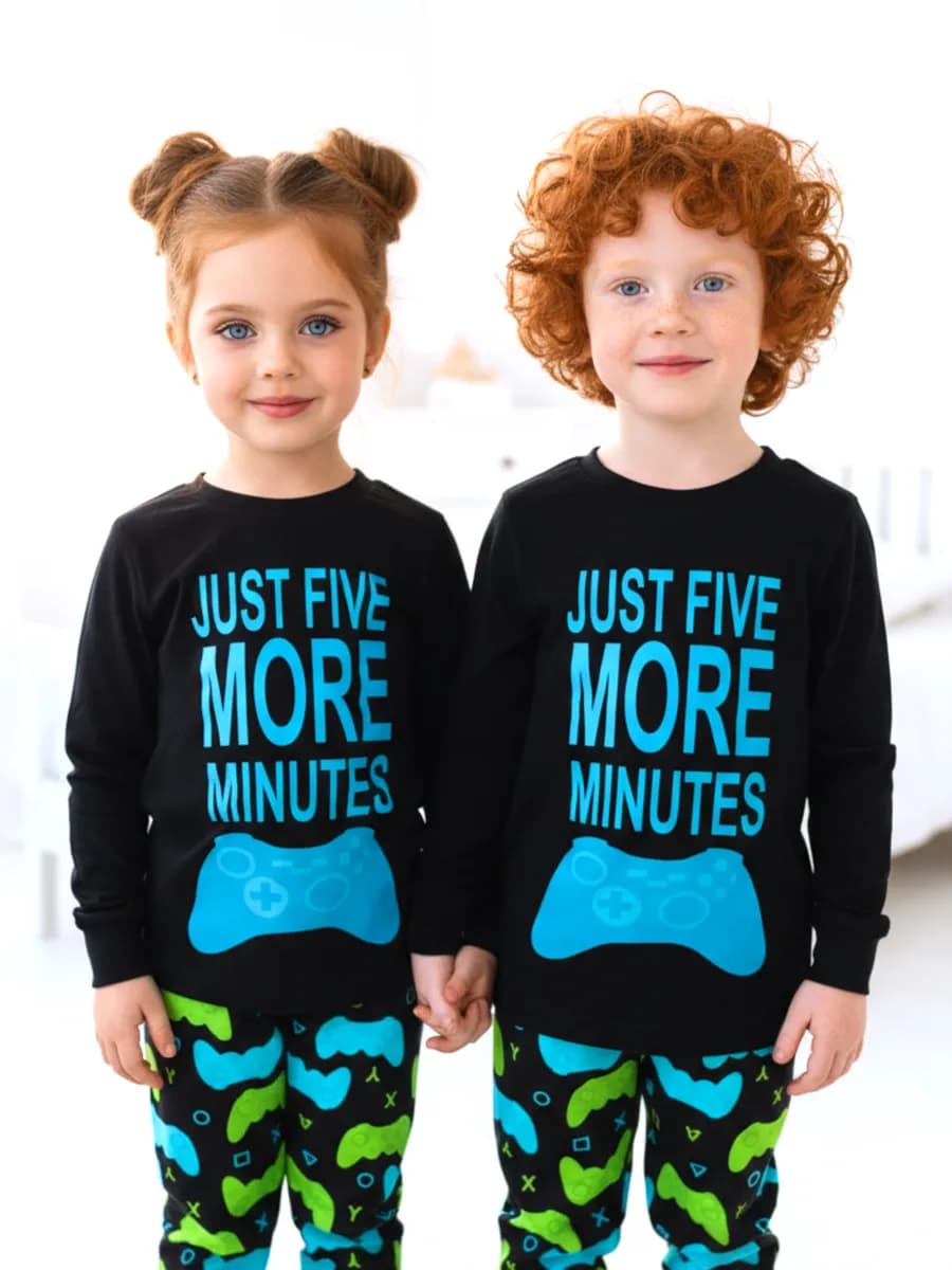 Пижама детская со штанами и кофтой