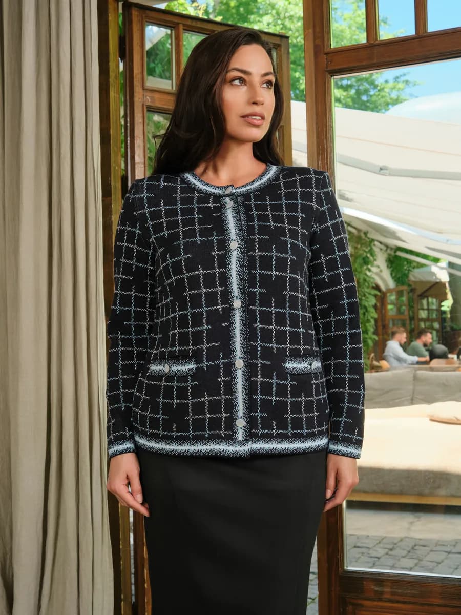 Жакет трикотажный