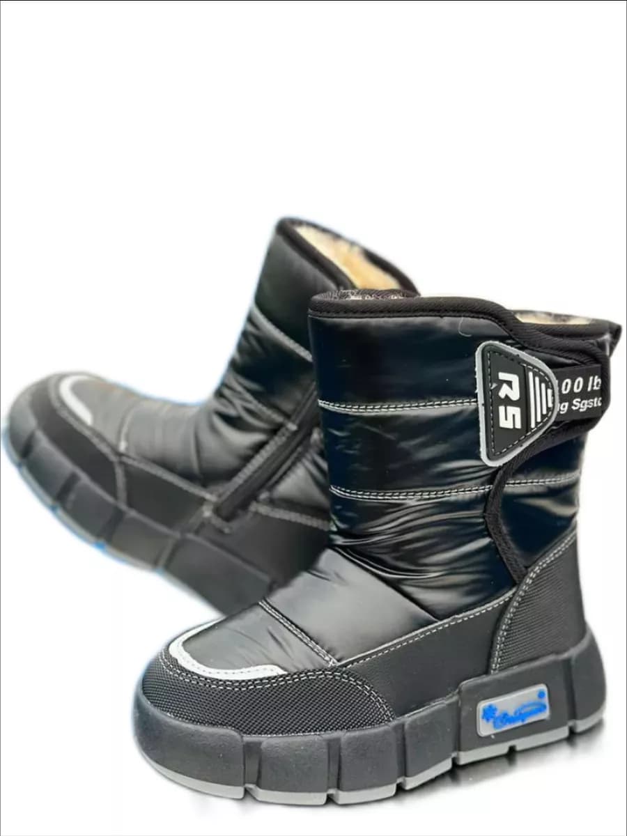 Сапоги дутики детские зимние утепленные