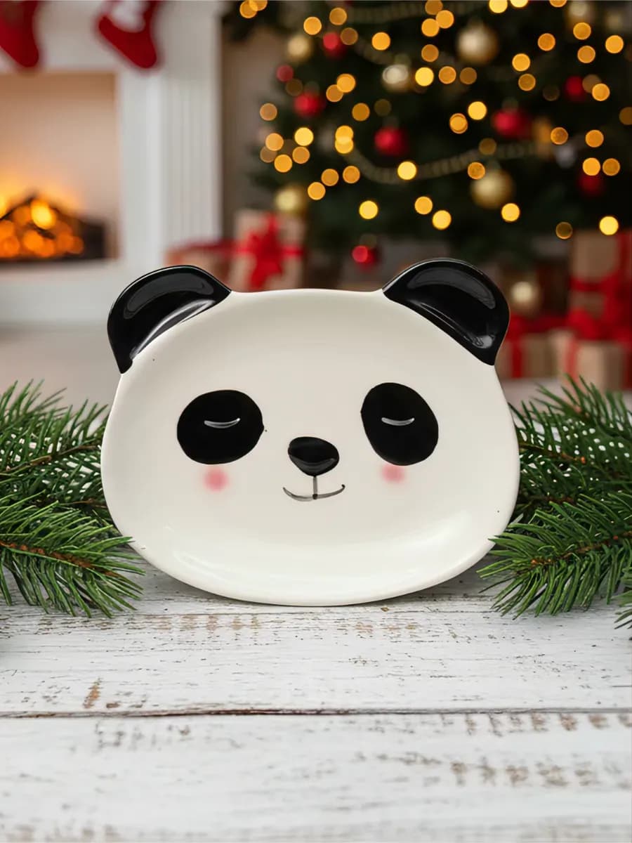 Тарелка плоская керамическая для детей