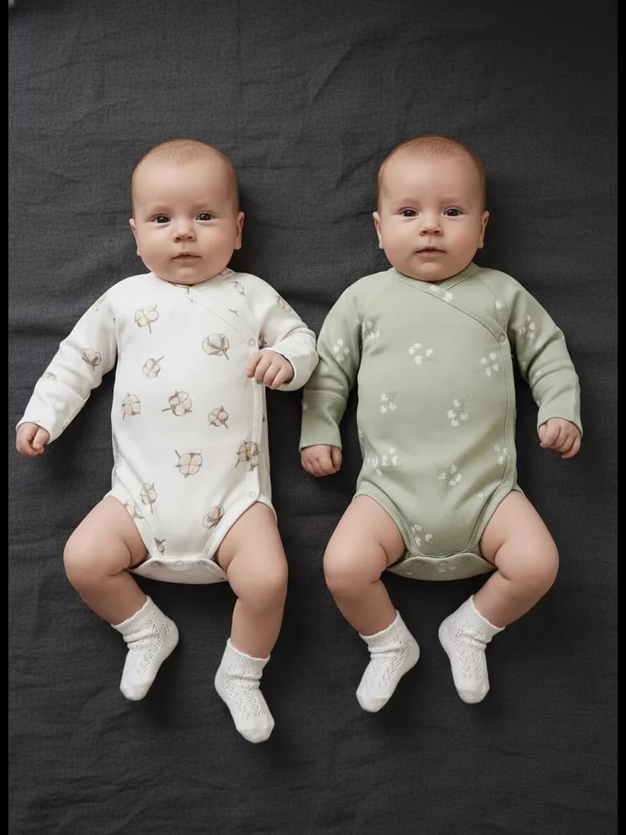 Боди для новорожденных девочек на кнопках