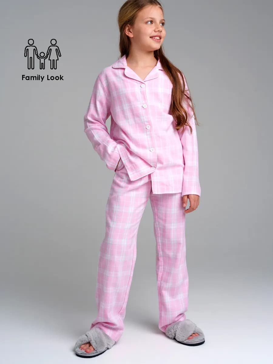Пижама фланелевая рубашка, брюки