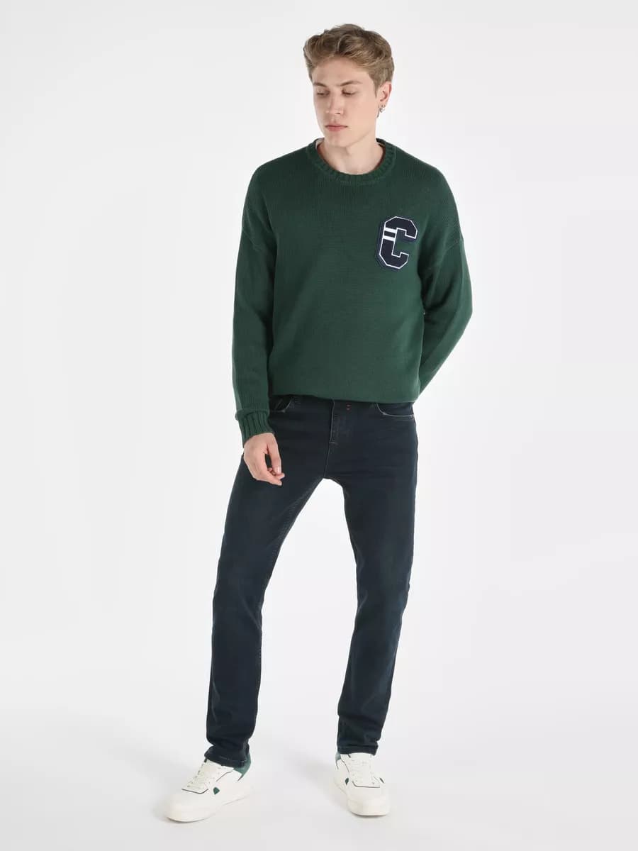 Джинсы зауженные 044 KARL Straight Fit