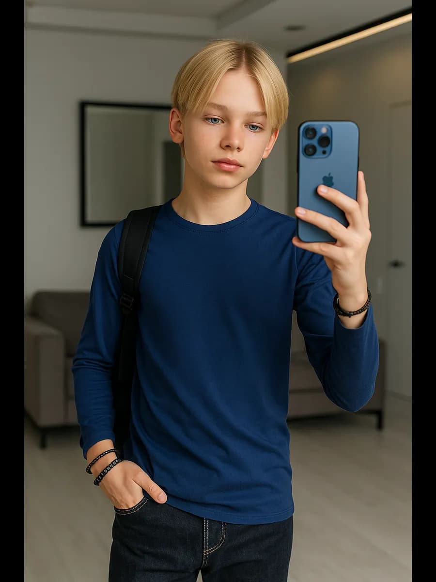 Лонгслив в школу