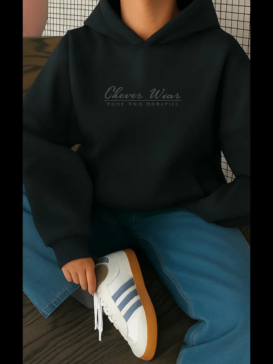 Толстовка с капюшоном утепленная