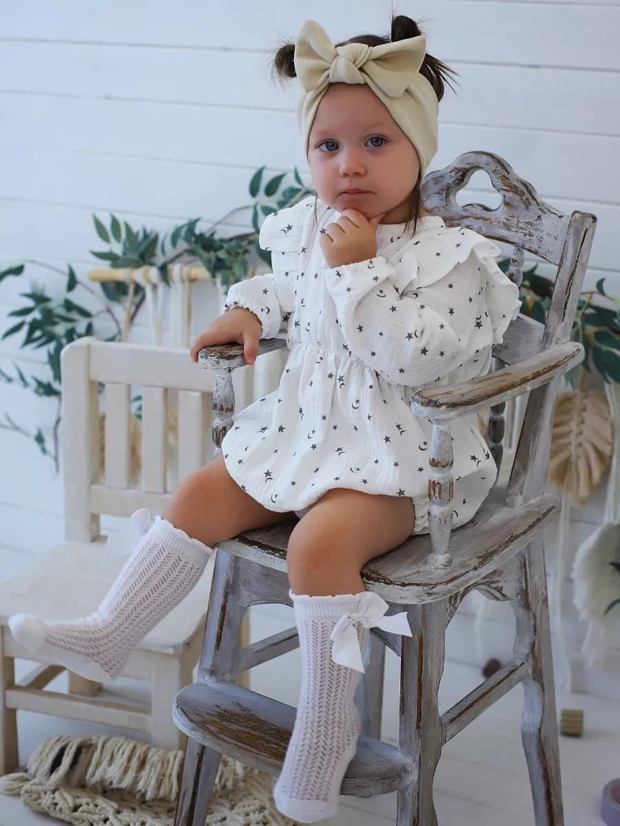 Боди для новорожденных муслиновый