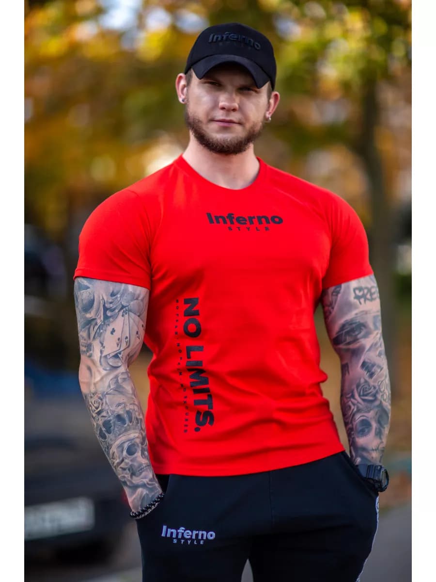 Футболка спортивная мужская "NO LIMITS"