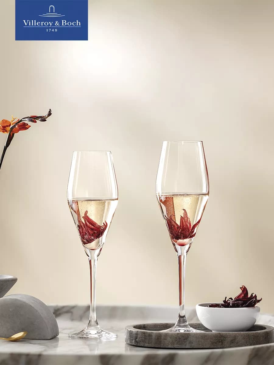 Набор из 4-х бокалов для шампанского по 260 мл, La Divina