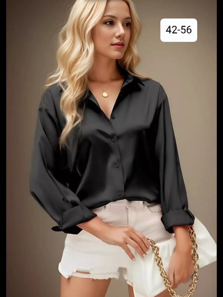 Блузка офисная свободный крой