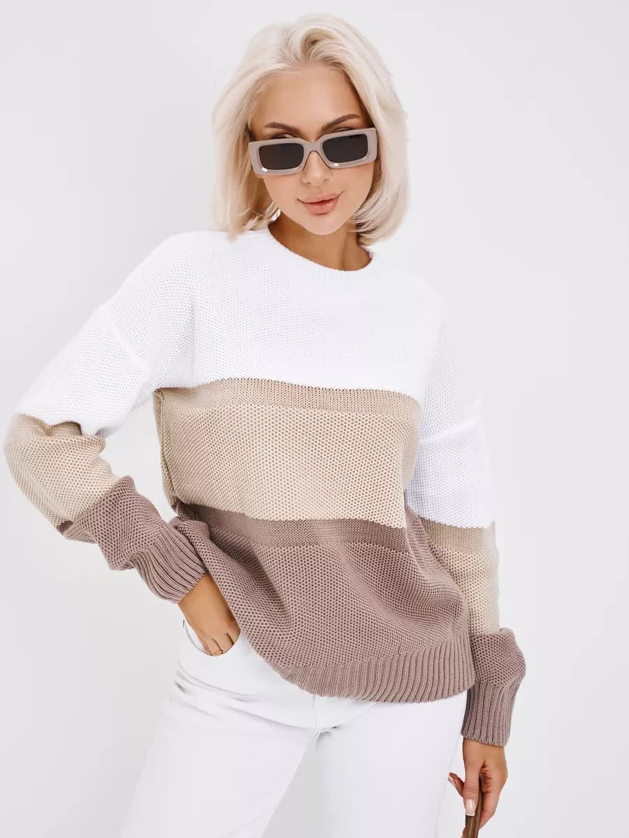 Джемпер в полоску