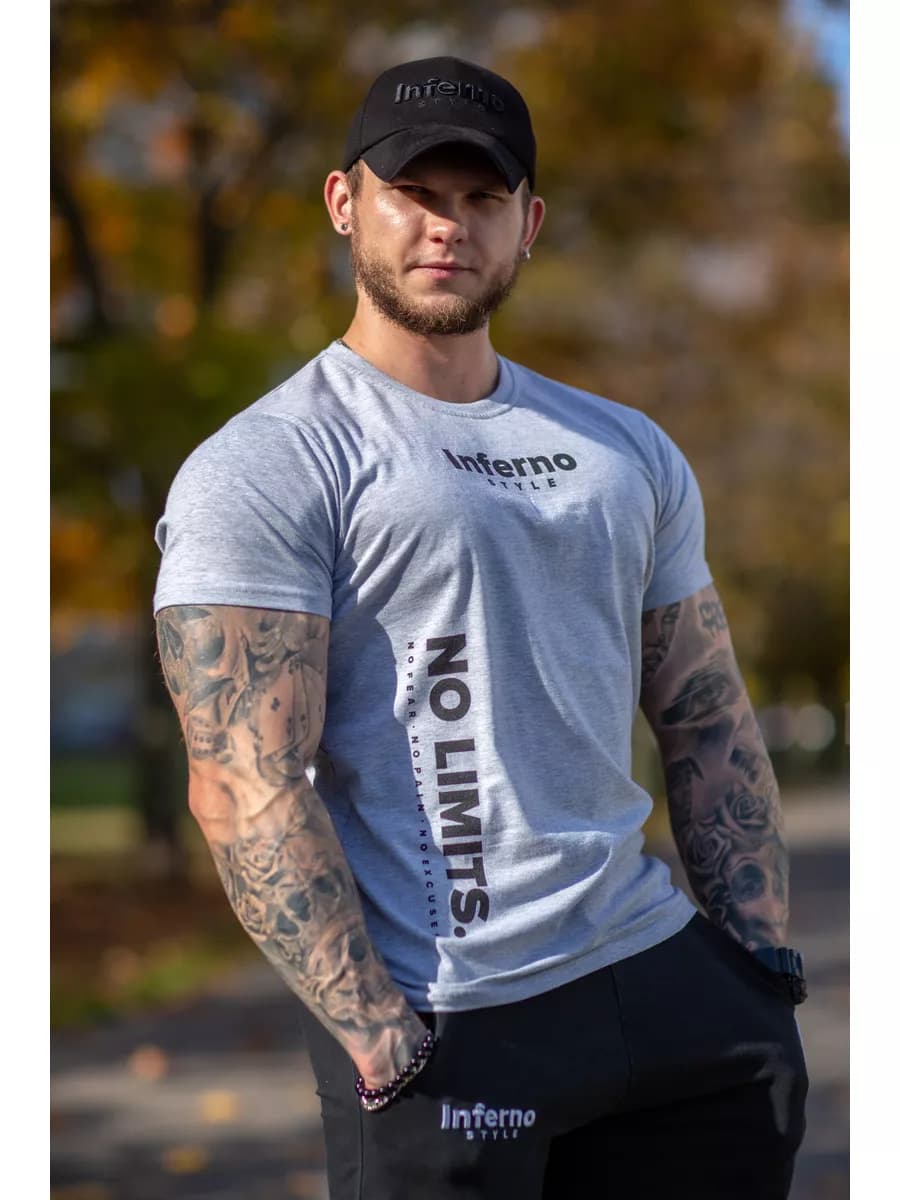 Футболка спортивная мужская "NO LIMITS"