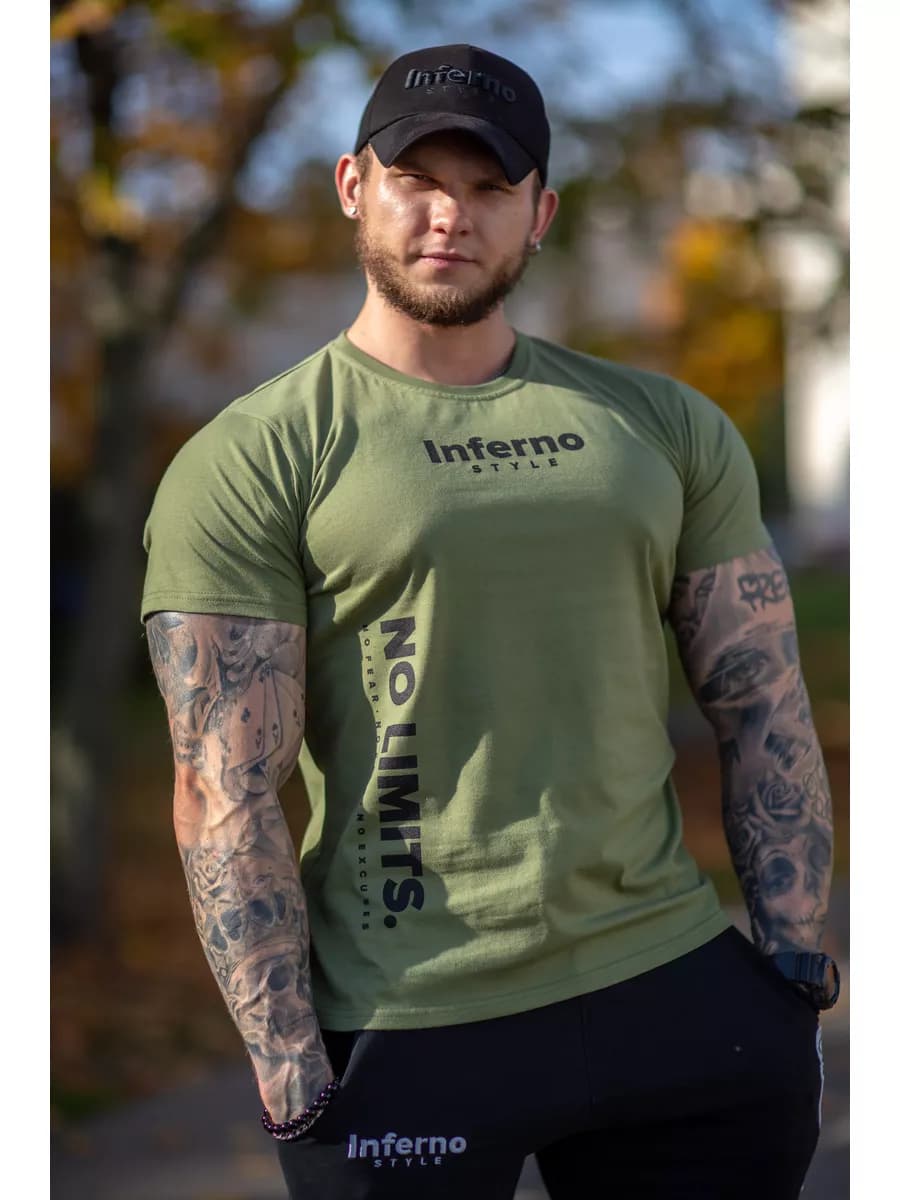 Футболка спортивная мужская "NO LIMITS"