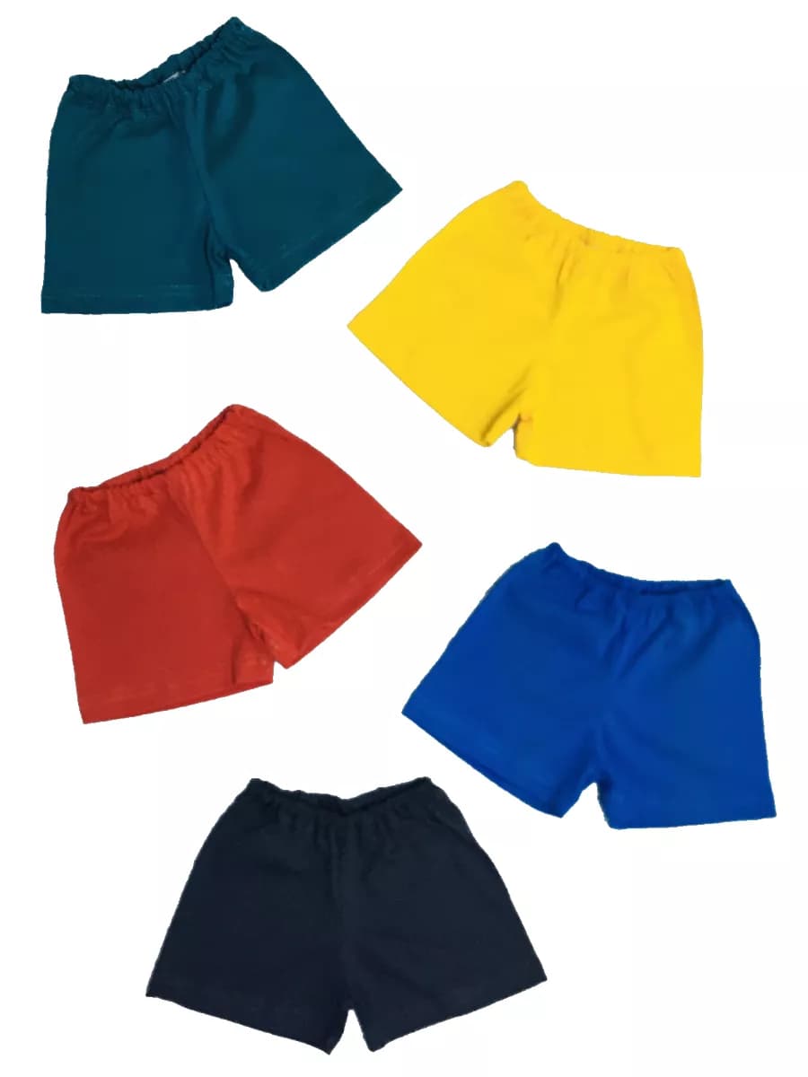 Комплект шорт в садик для мальчика 5 шт из кулирки - фото 1