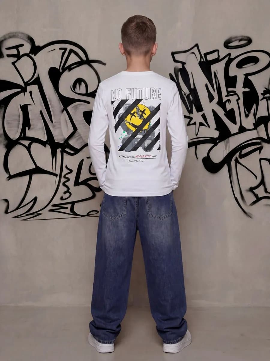 Лонгслив с длинным рукавом (джемпер) для мальчика