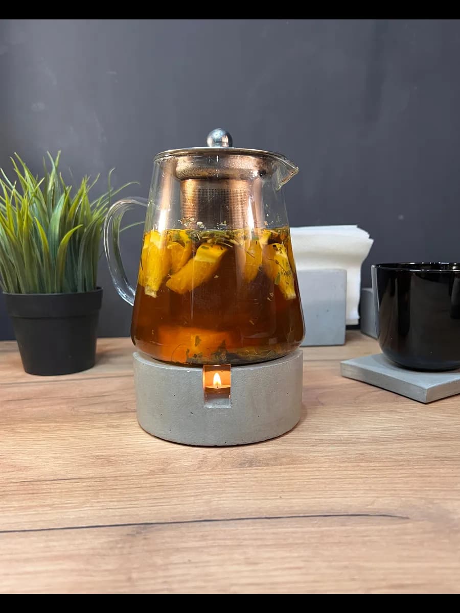 Подставка для подогрева чайника "STEA" (Бетон)