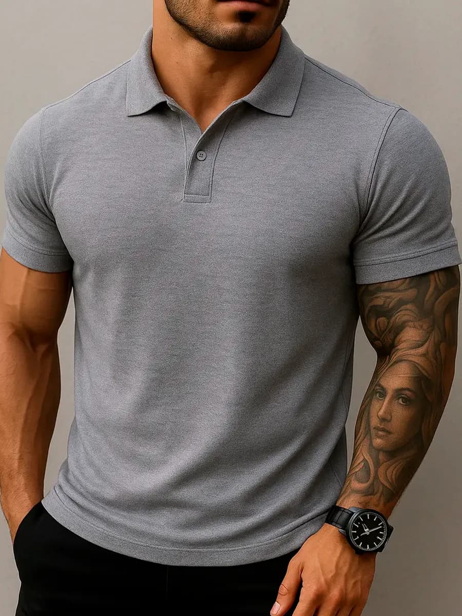 Футболка поло хлопок