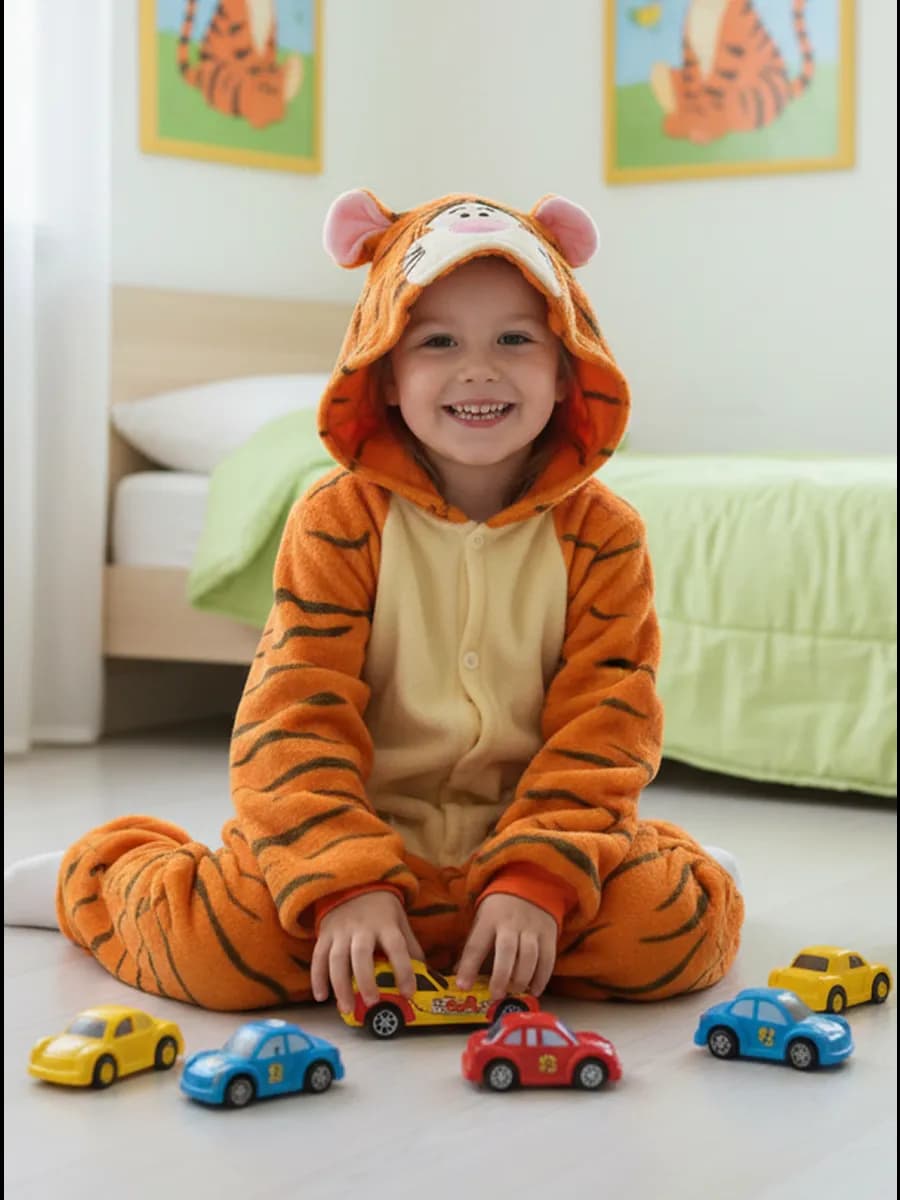 Карнавальный костюм тигра кигуруми тигруля