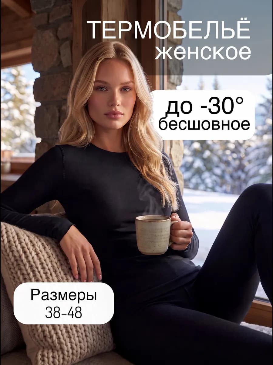 Термобелье женское зимнее комплект