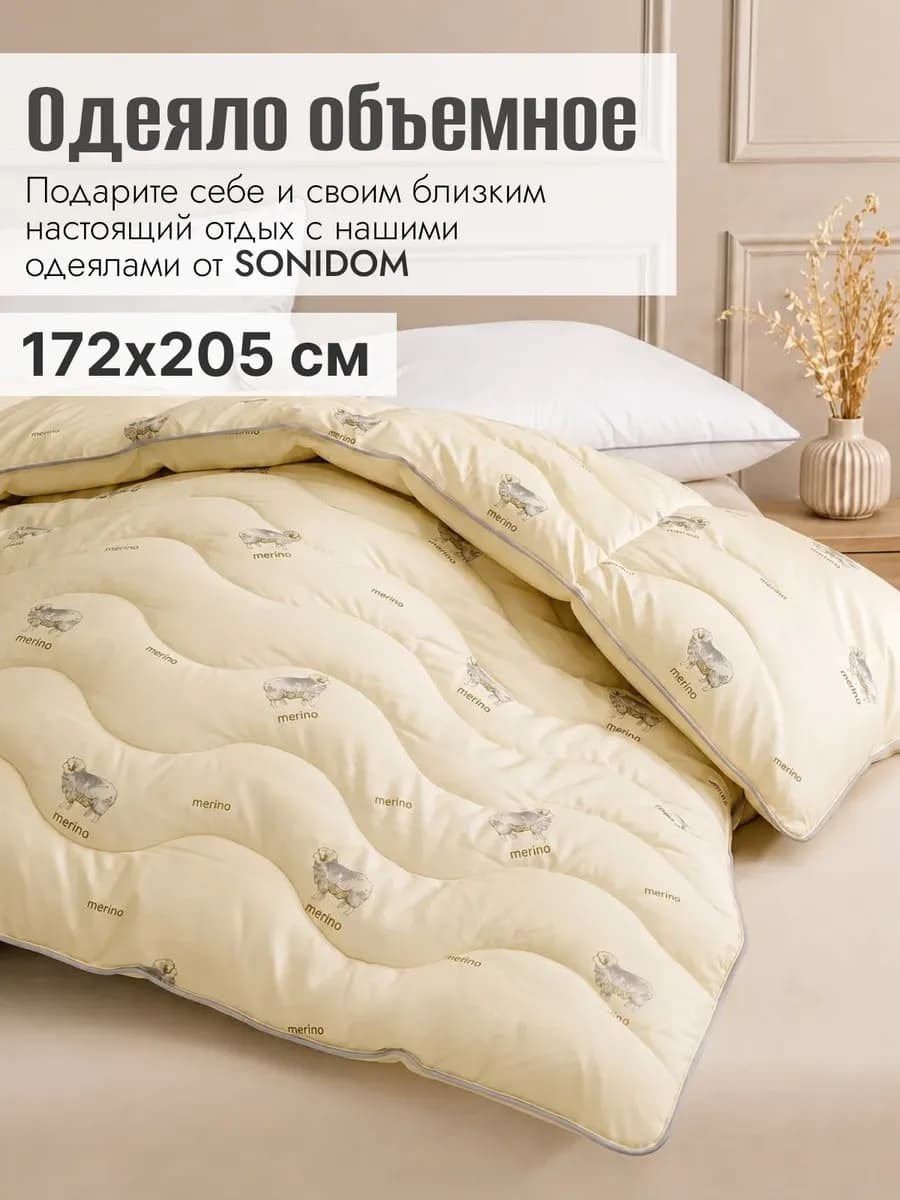 Одеяло 2 спальное всесезонное 172x205 300гр