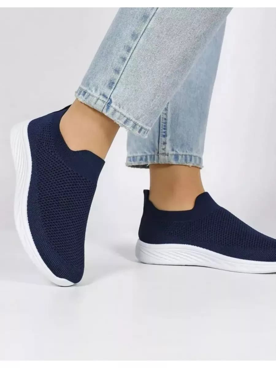 Кроссовки женские Слипоны Тряпочные кроссовки для фитнеса - фото 1