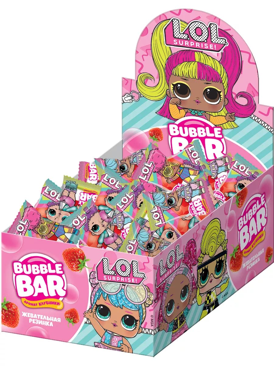 Жевательная резинка Lol Babble bar, 100 шт по 4 г - фото 1