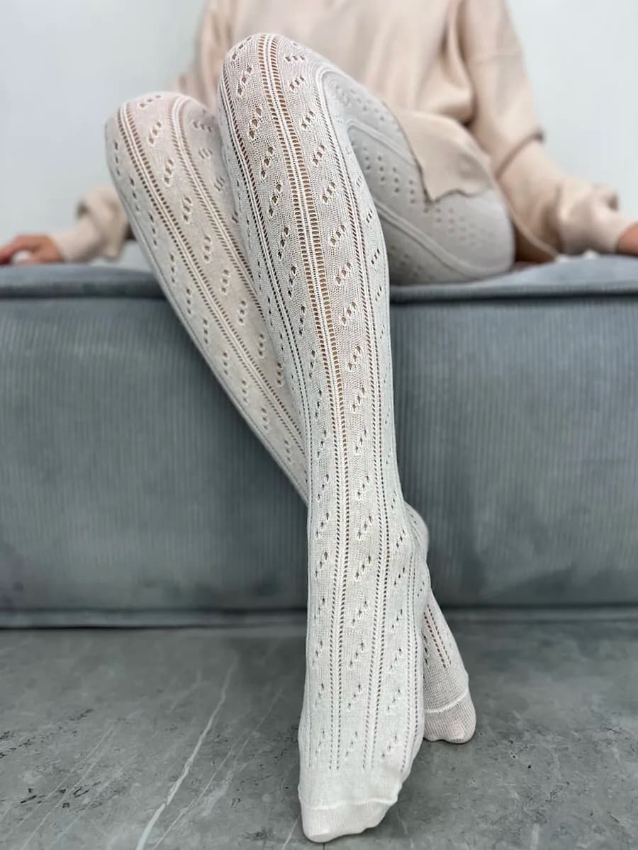 Колготки ажурные