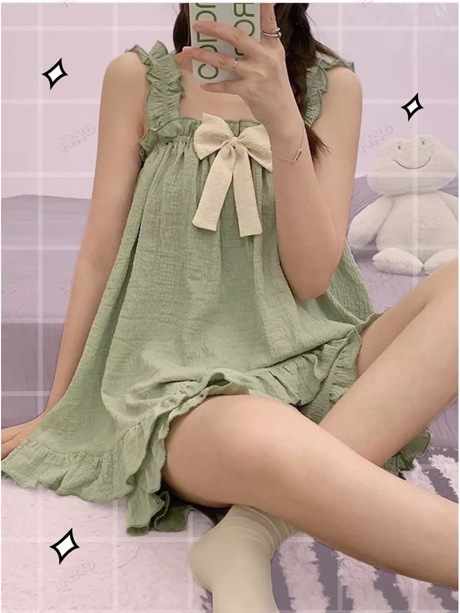 Домашняя милая пижама с шортами Y2K