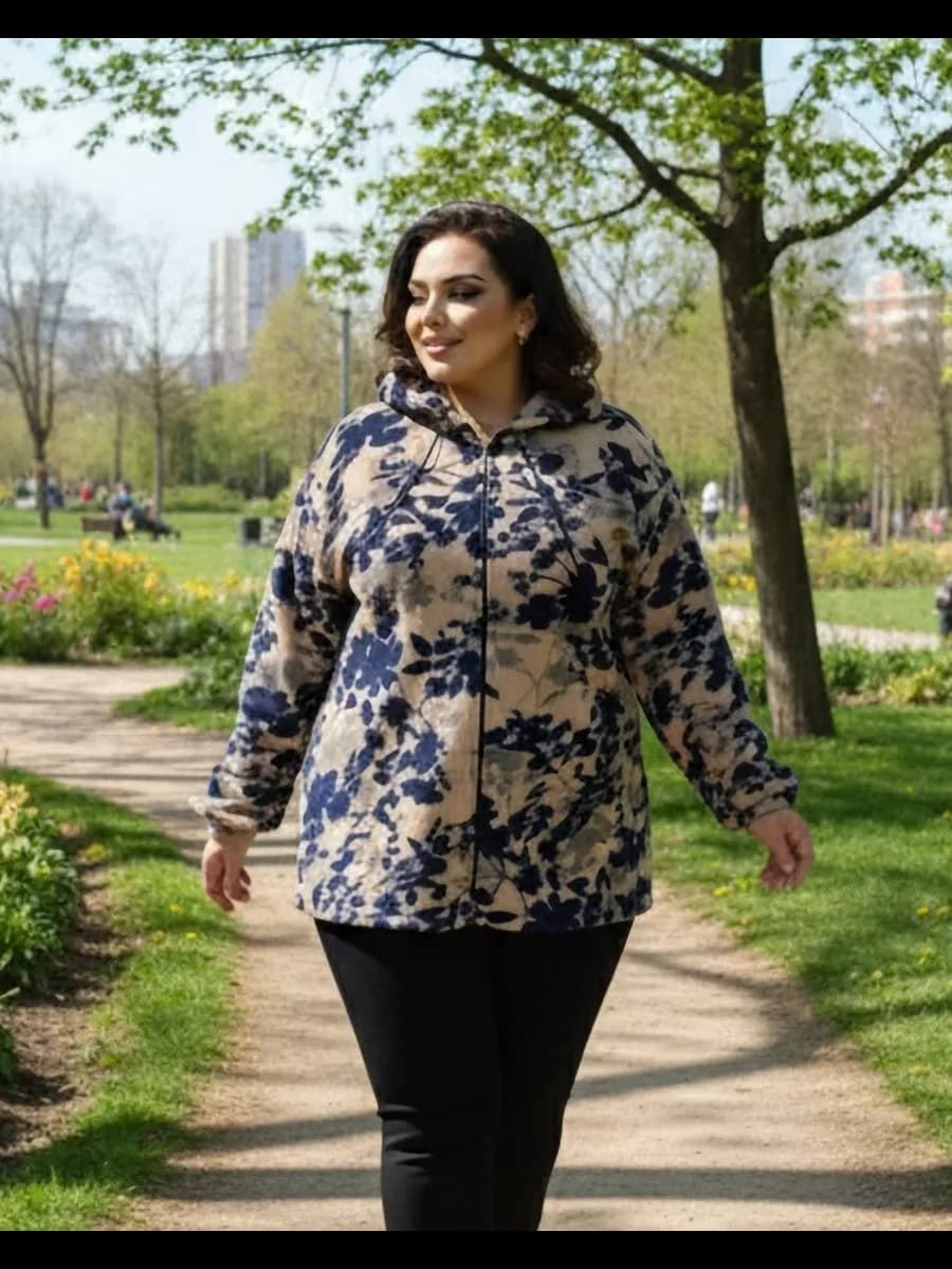 Толстовка флисовая больших размеров