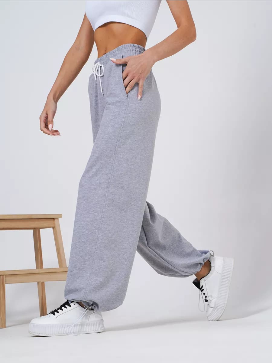 Брюки карго широкие штаны