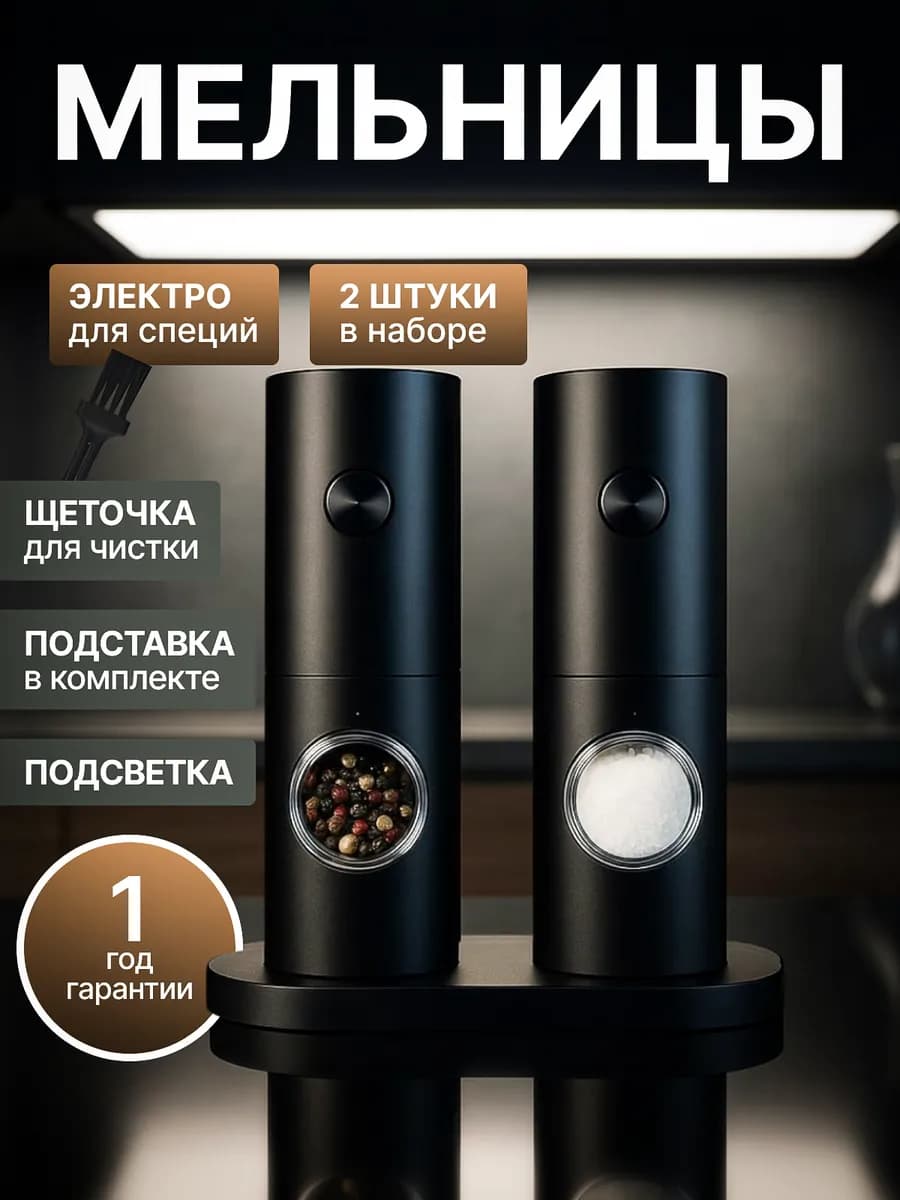 Электрические мельницы для соли и перца