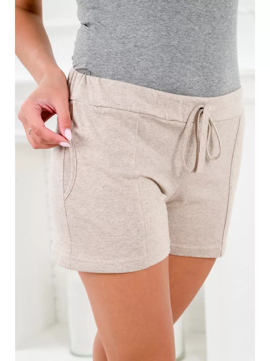 Шорты домашние спортивные из трикотажа