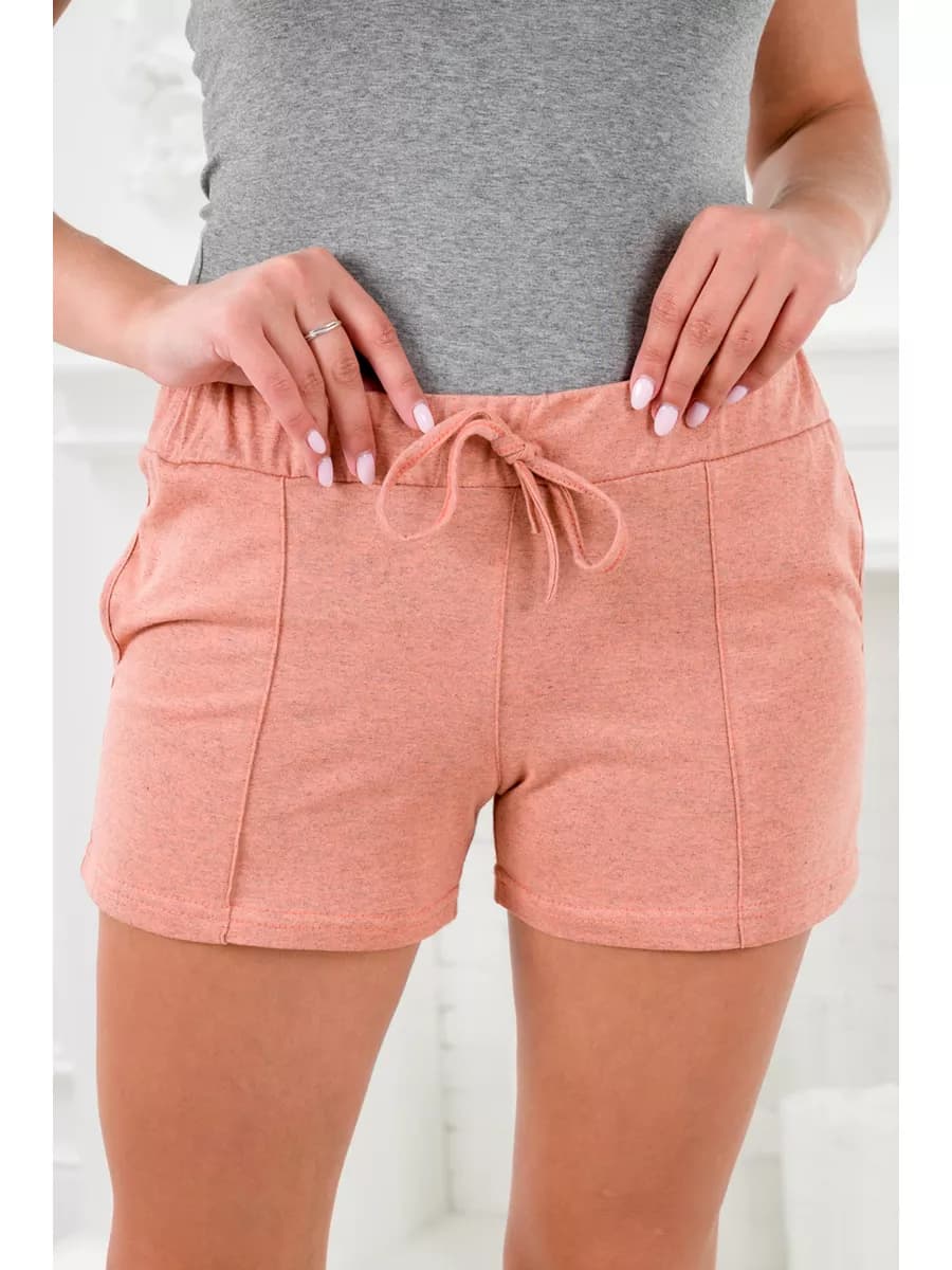 Шорты домашние спортивные из трикотажа