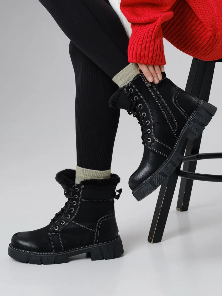 Ботинки зимние полуботинки с мехом