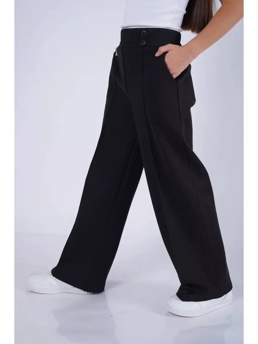 Школьные брюки для девочки утепленные