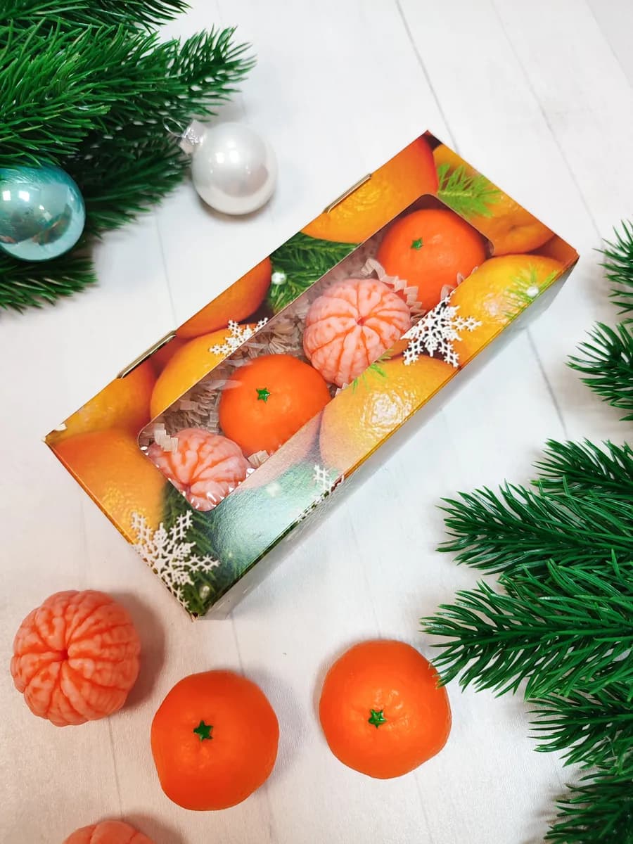 Подарочный набор из 4 Мандаринов - фото 1