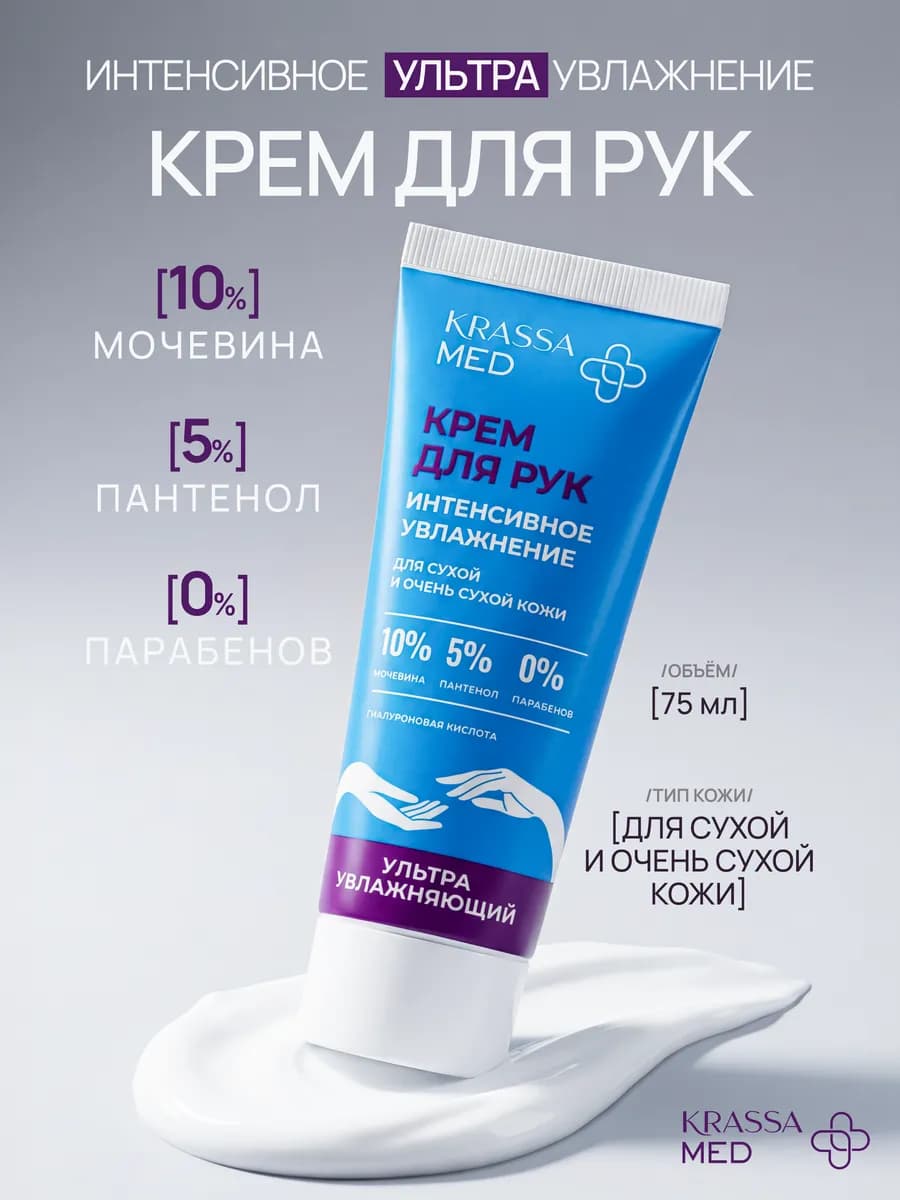 Крем для рук интенсивное увлажнение