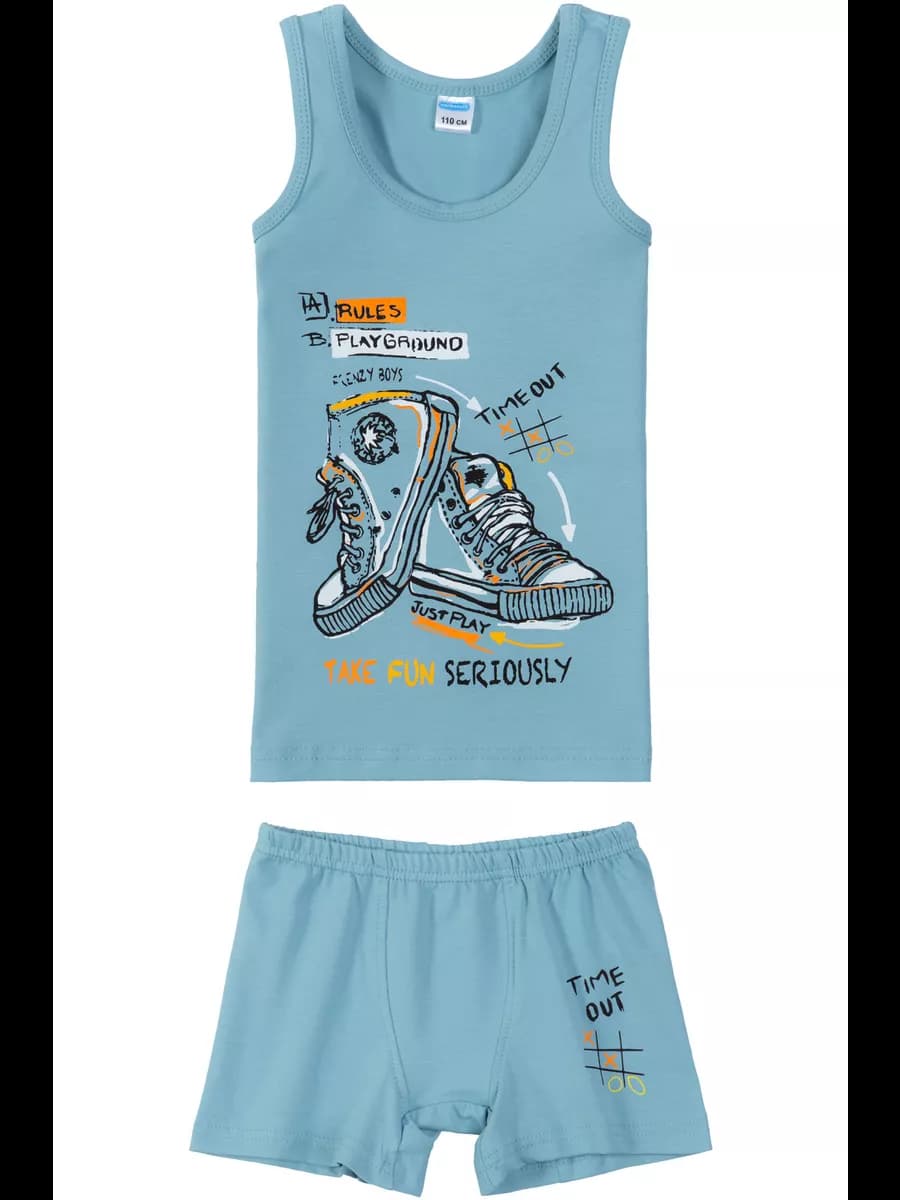 Комплект мацка шорты для мальчика - фото 1