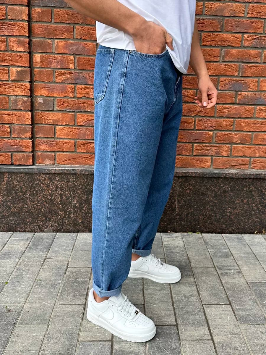 Джинсы мужские бананы