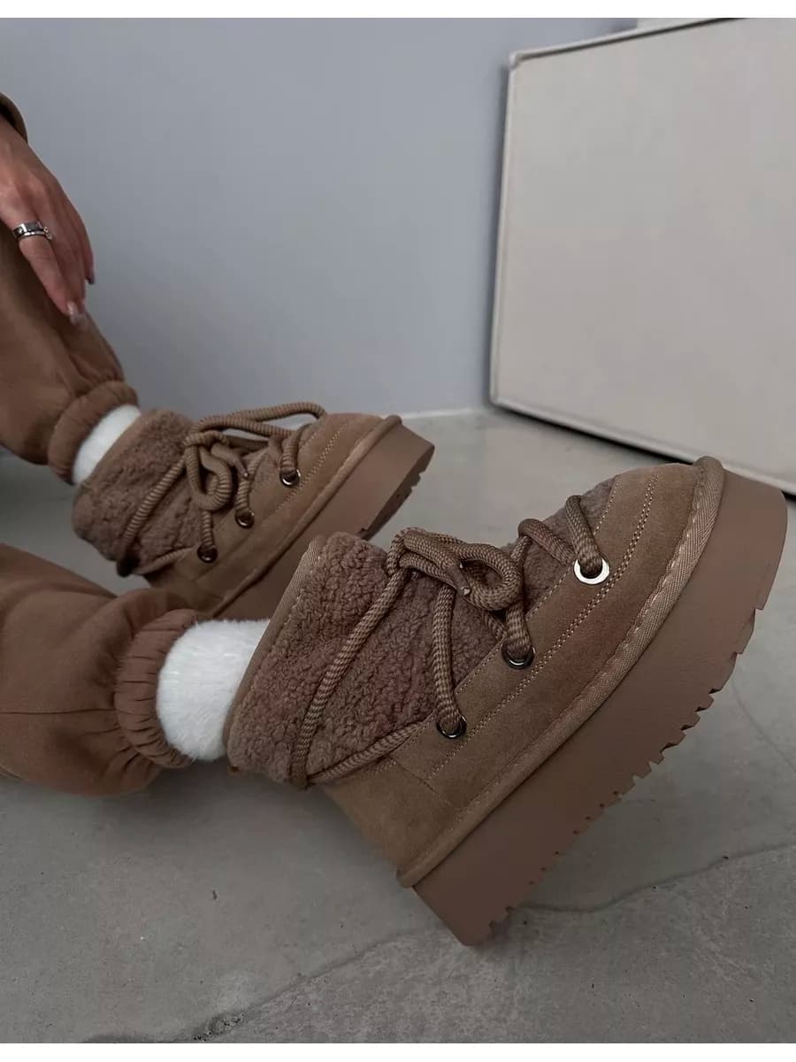 угги челси на толстой подошве